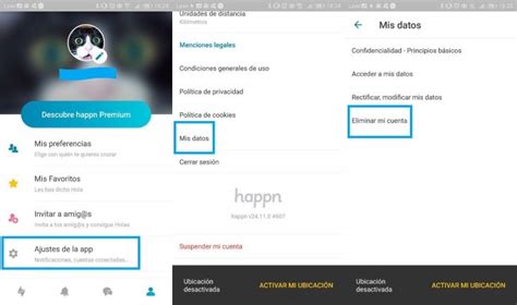 como eliminar cuenta happn|Cómo eliminar una cuenta de Happn: 7 Pasos (con imágenes)